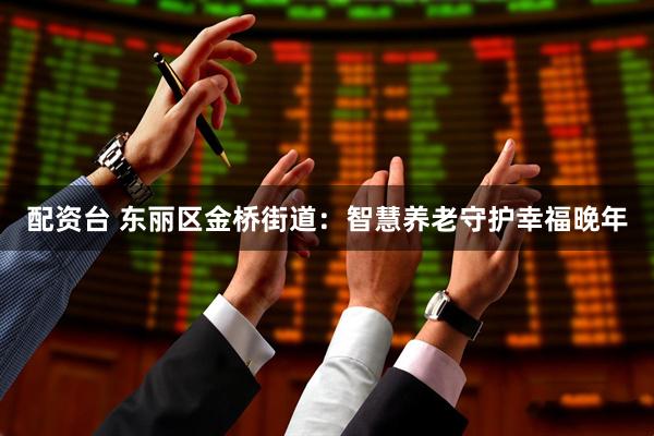 配资台 东丽区金桥街道：智慧养老守护幸福晚年